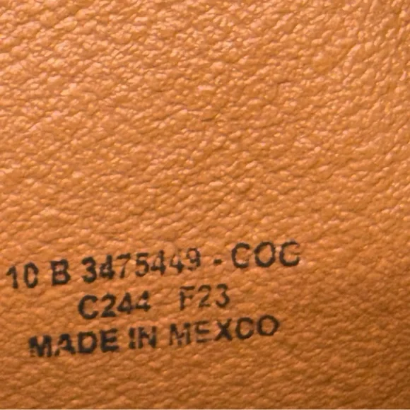 Frye Cognac Leather Melissa Button 2 Distressed Tall Riding Boots size 10 - Picture 9 of 10